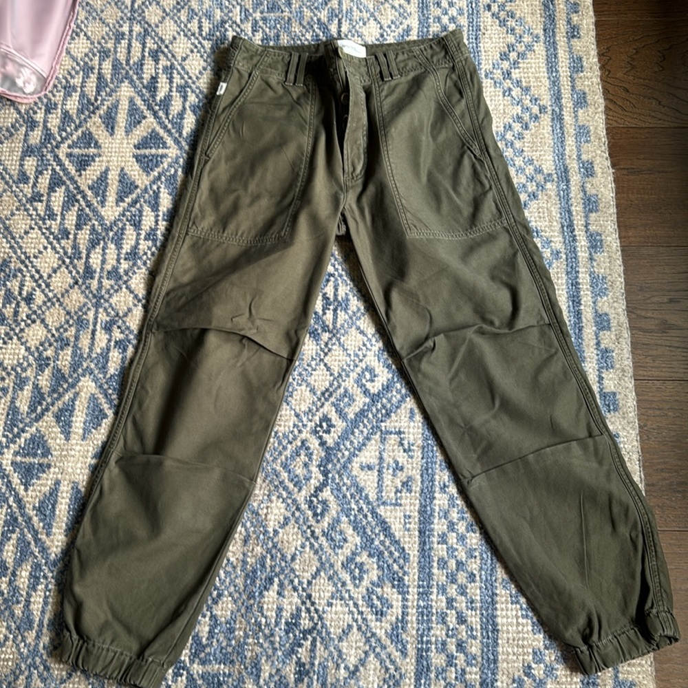 Agni Utility Pant in olive green size 28